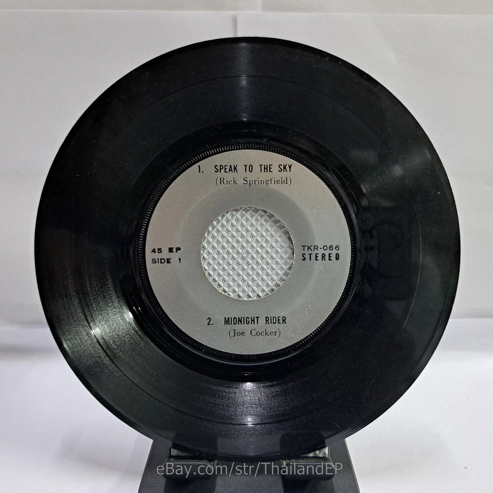 RICK SPRINGFIELD /JOE COCKER /NILSSON /DAVID CASSIDY THAI EP 7" THAILAND 45RPM - Image 3 of 4