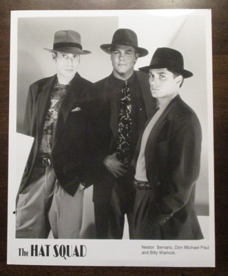PRESS PROMO PHOTO TV SHOW THE HAT SQUAD NESTOR SERRANO & BILLY WARLOCK 8X10 Y289