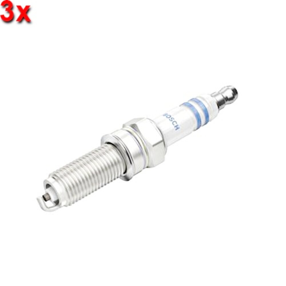 BOSCH 3x Spark Plug For HYUNDAI Eon KIA Picanto MAHINDRA TATA 07-19 0242135545