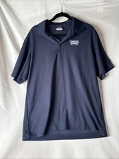 Sam Adams Beer NIKE Golf Navy Blue Polo Shirt Dri Fit Men’s M Short Sleeves