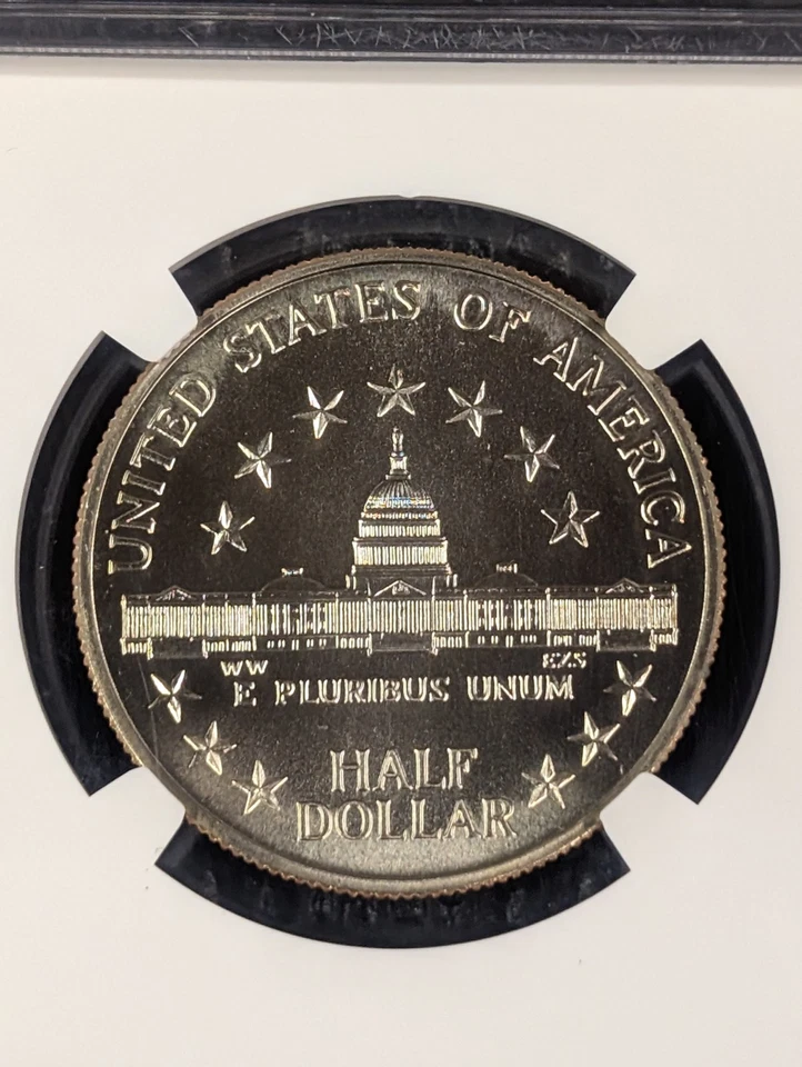 1989 D MS 70 Congress Bicentennial Half Dollar Commemorative 50c NGC Magnum Opus - Image 4 of 4