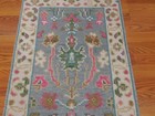 Turkish Oushak Rug,Geometric Multicolored Area Rug,Handmade Bohemian Rug 2.1x3.1 — photo 7