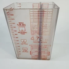 Vintage McCann's Engineering Brix Cup Los Angeles CA 5.25 4.75 Ratios Coca Cola