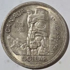 1958 Canada Silver Dollar Coin
