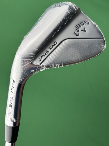 Callaway Jaws Raw Full Toe Sand SW Wedge LEFT Hand 56-10* J-Grind Steel LH NEW - Picture 3 of 6