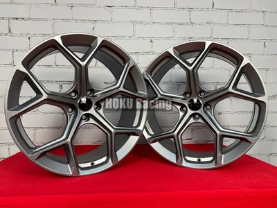 4X 19 Zoll RS6 C8 Style Grau 5X112 Alufelgen für Audi A4 A5 A6 A7 Q5 Etron - Bild 1 von 4