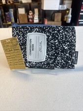 Out of Print Composition Book New York Canvas Zipper Pouch Bag NWT Made In USA