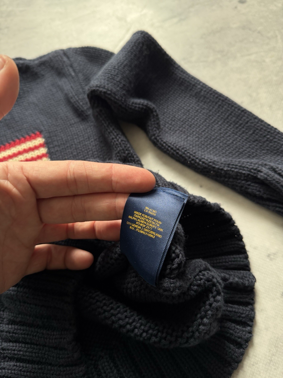 🥰Vintage 00s USA FLAG Child Teenage Polo Ralph Lauren Rare image 7