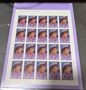 US Scott #5171 2017 Black Heritage Dorothy Height Sheet Forever Stamps at Face!!