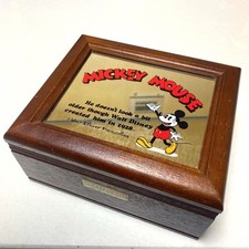 Seltene Vintage Disney Mickey Mouse Spieluhr - Schmuckkästchen aus Tokyo...