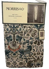 NWT William Morris & Co. Lodden 50”X 84” Window Curtains Panels Set