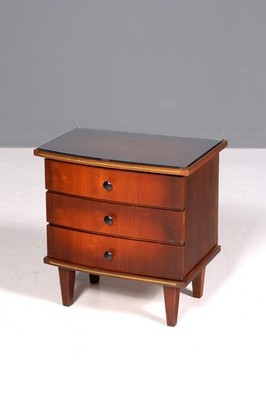 Wunderschöne Mid Century Kommode Vintage Nachttisch 60s Schubladenkommode 2/2