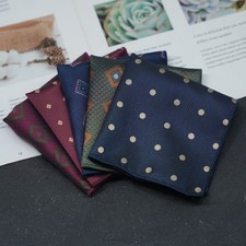 Vintage Pocket Square Men's Business Retro Square Handkerchief Men's Suits