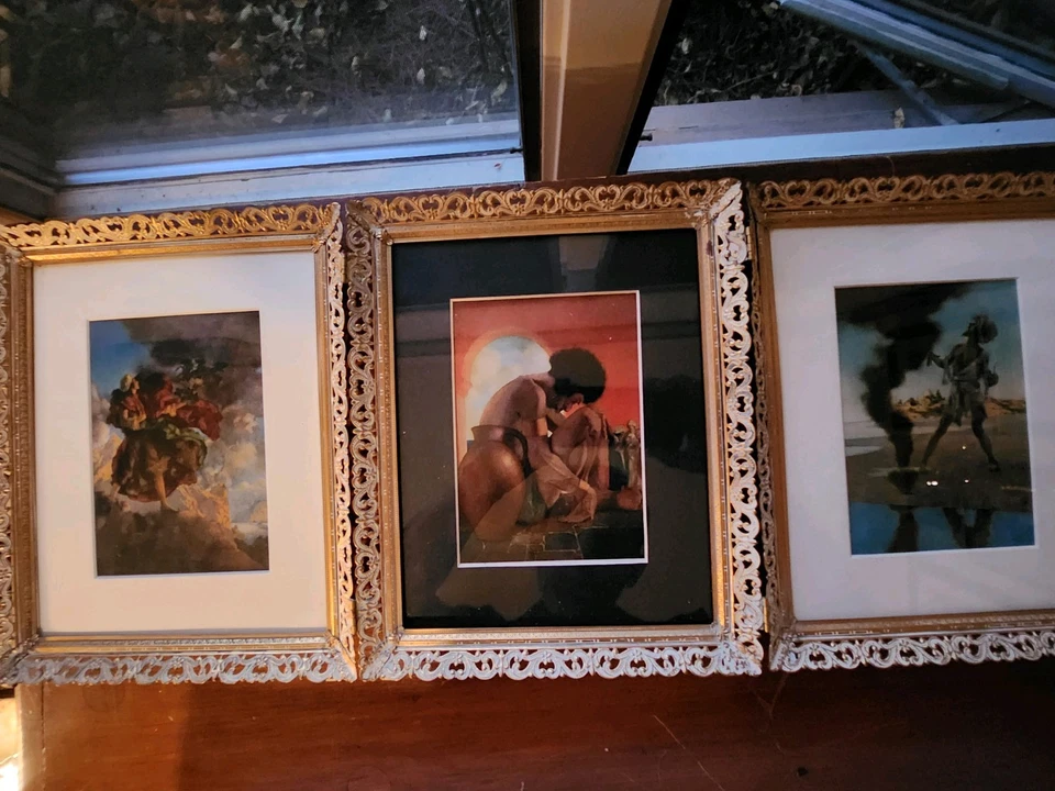 Tríptico Maxfield Parrish "Arabian Nights" 3 impresiones originales vintage (1909/1936) Foto 2 de 4