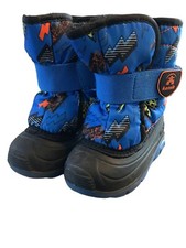 Kamik Snowbug4 Boys Size 5 Winter Snow Boots Waterproof Bottom Mint Cond W/box