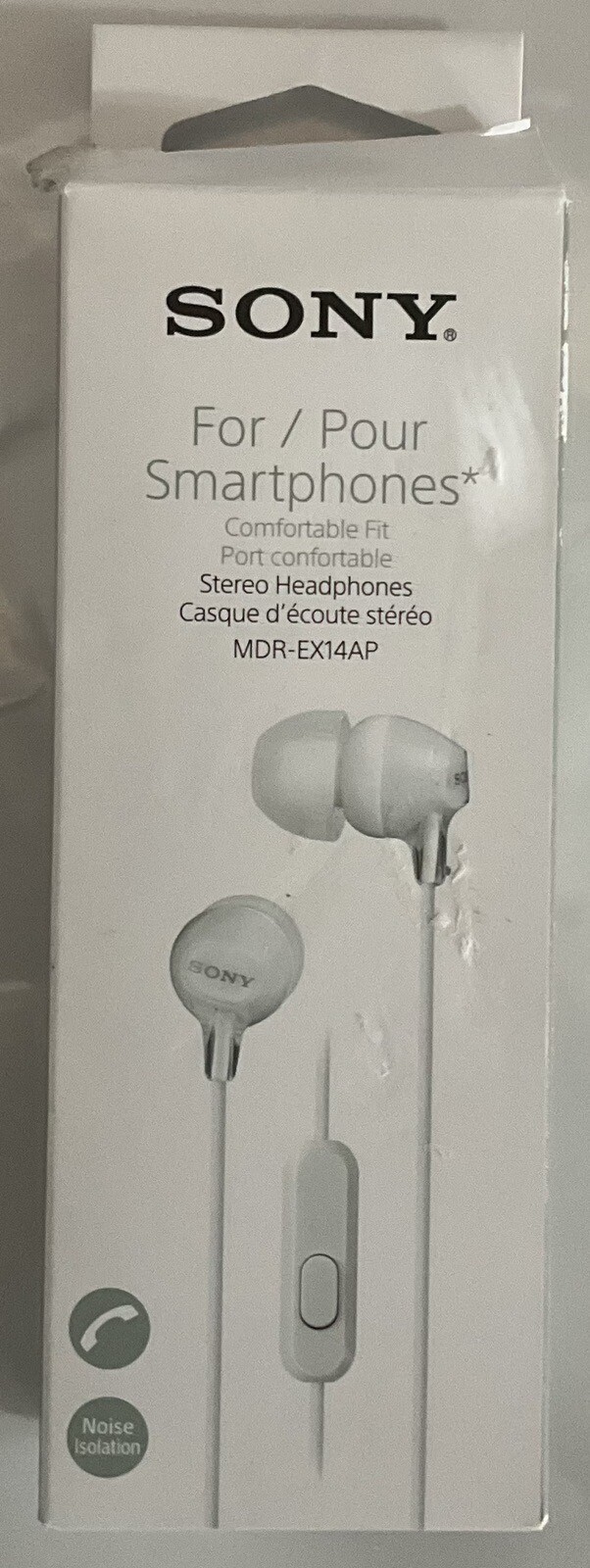 Sony MDREX14AP Headset Ear Bud Headphones Black 27242900479 eBay