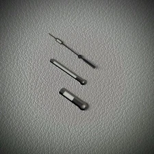 HANDS SET SJE101 STYLE GUNMETAL BRUSHED TOP + POLISHED SIDES C3 / SEIKO MOD SKX