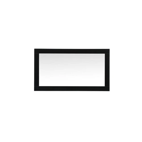 Elegant Decor Aqua 18x32" MDF Wood and Metal Vanity Mirror in Black - Picture 3 of 8