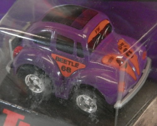 1980's Tonka Turbo Tricksters #040 Volkswagen Purple #68 VW Beetle MOC c1989 - Picture 2 of 2