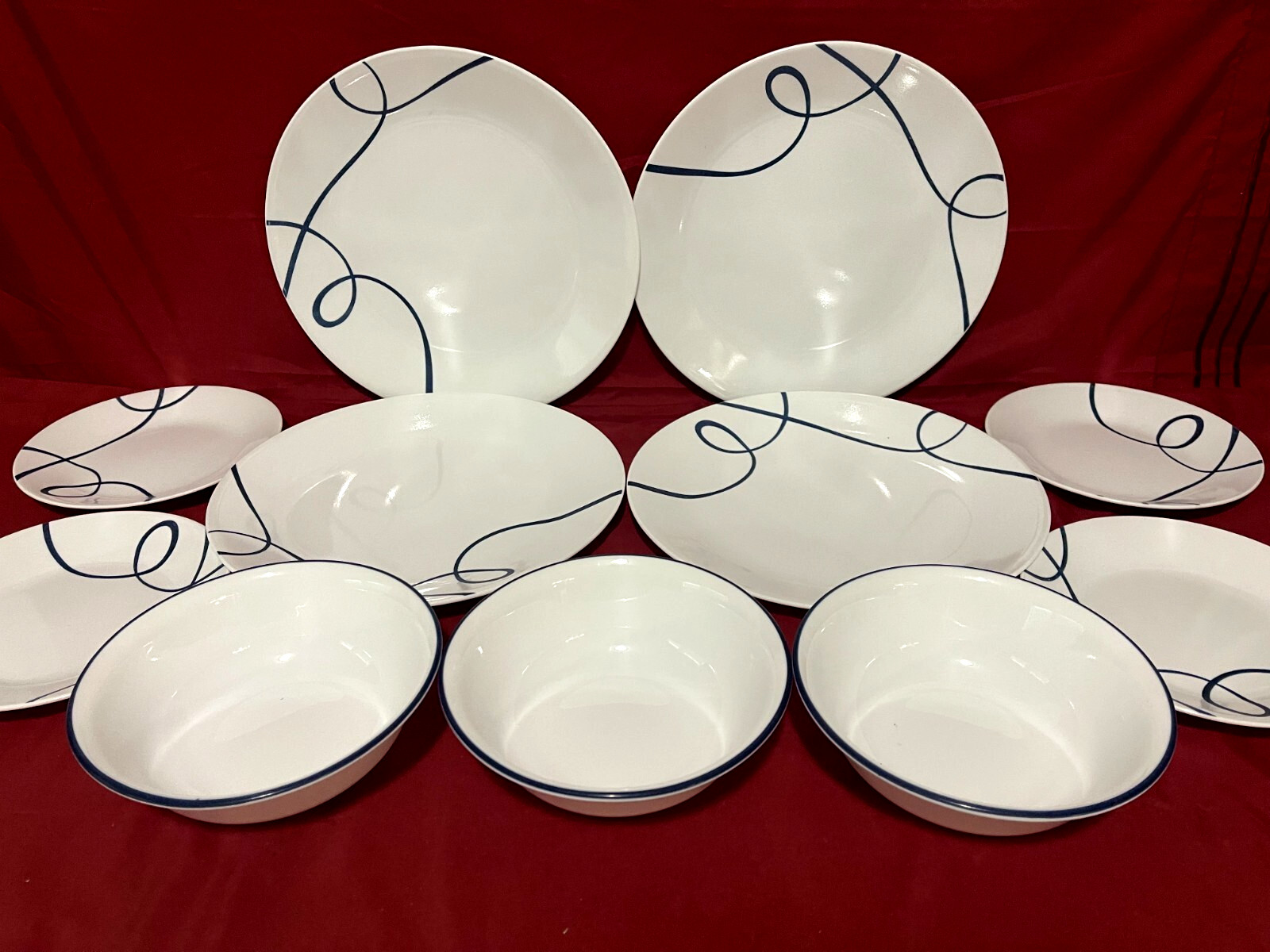 Corelle Tableware Corelle Lia Lunch Plates Dinner Set Corelle Lia