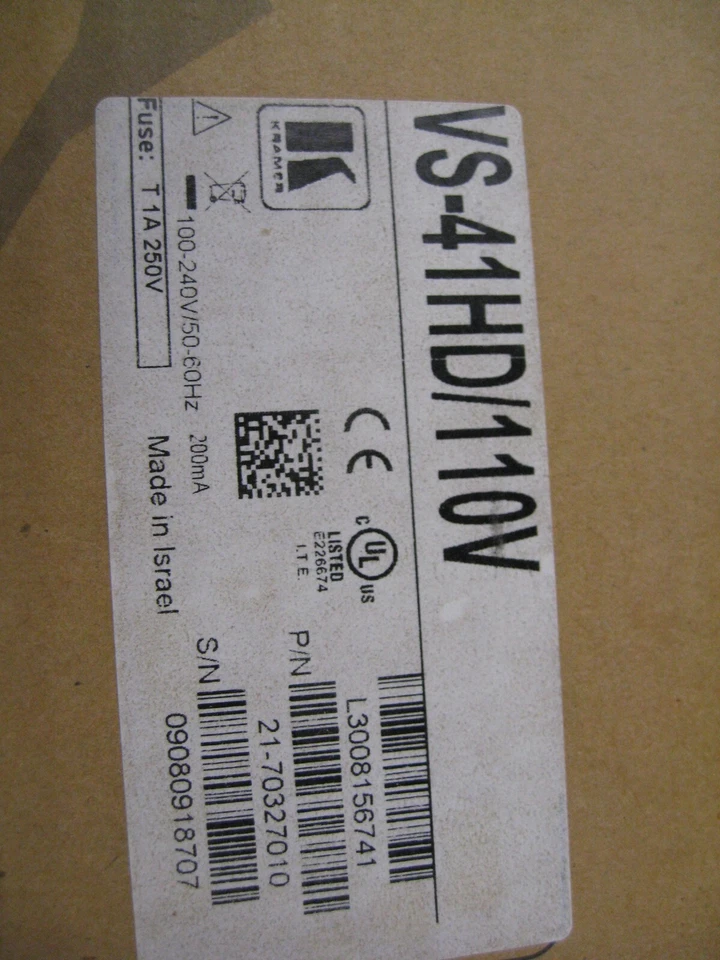 Kramer VS-41HD 4x1:2 HD-SDI & SDI Digital Video Switcher - USED - Image 2 of 4