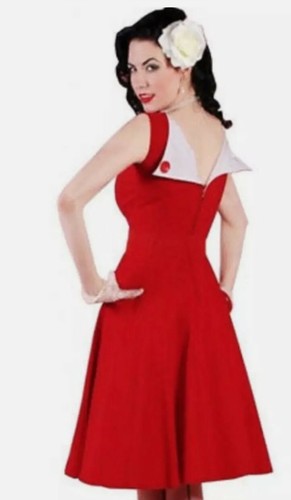 Hekbaep Abito da sera da donna, anni '50, rockabilly, swing, abito da
