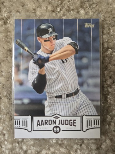2018 Topps Wal-Mart Aaron Judge Highlights Insert Blue #AJ-14 Yankees