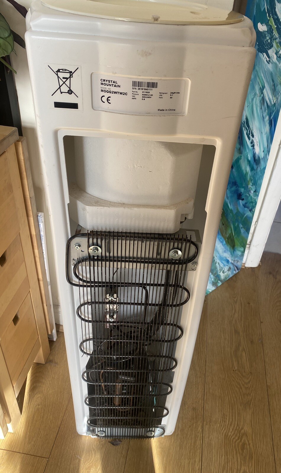 Crystal Mountain Water Cooler Dispenser Chilled & Cold Taps eBay