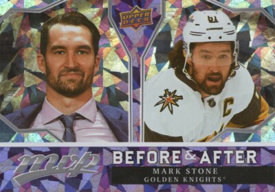 21-22 2021-22 UD MVP Mark Stone Before & After INSERT #BA-14 Knights