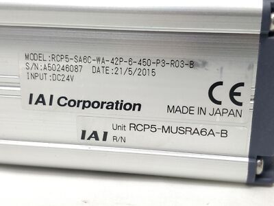 Iai Rcp5-Sa6c-Wa-42P-6-450-P3-R03-B Rcp5-Musra6a-B Actuator Iai Rcp5-Sa6c-Wa-42P-6-450-P3-R03-B Rcp5-Musra6a-B Actuator