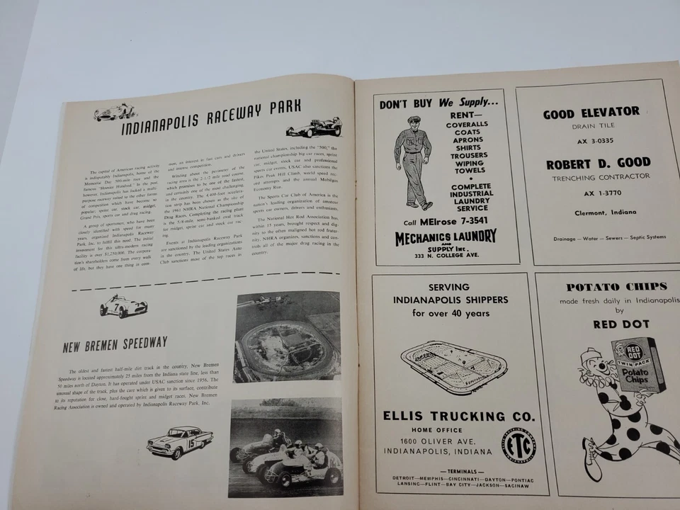 Indianapolis Raceway Park Official Program 1961 - Image 3 of 4