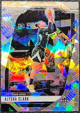Alysha Clark 2024 Panini Prizm WNBA #101 Ice Prizm - Aces