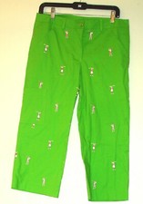 NWT LILLY PULITZER TEE TIME PUTTER CAPRI PANTS 2P