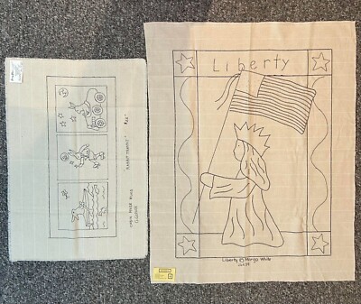 PAIR Artist Designer Primitive Hooked Rug Patterns Ginny Glover Margo White