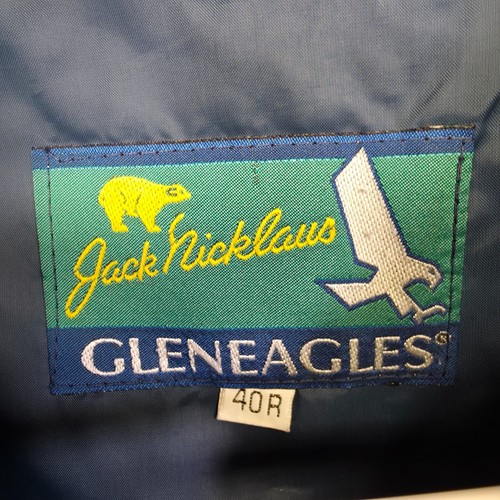 Jack Nicklaus Gleneagles Jacket Mens 40 Black Raglan Sleeve Golf Sports Classic - Picture 15 of 17