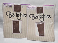 2 packages Vintage Berkshire Stockings Sheer Silky Stockings 1564 Beige Size A