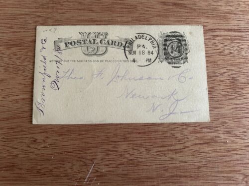 1884 Virginia Peanuts Brownfield & Company Advertising Postal Card Philadelphia - Picture 22 of 24
