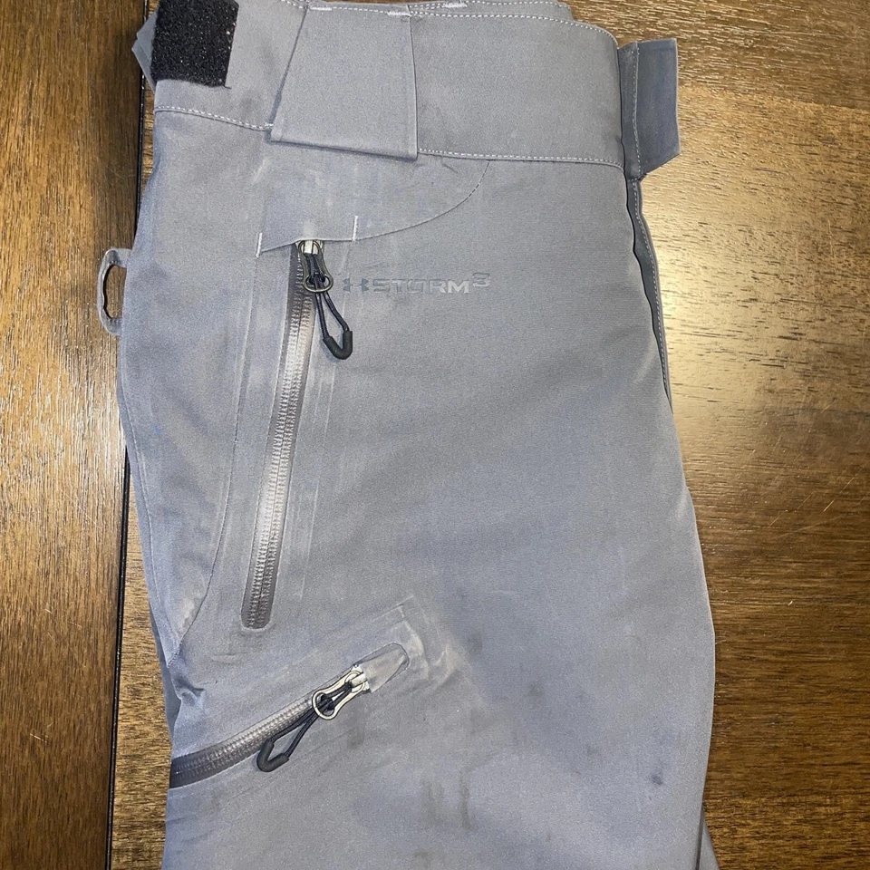 Pantalones de nieve Under Armour Storm 3 gris talla 2XS UA restort Foto 4 de 4