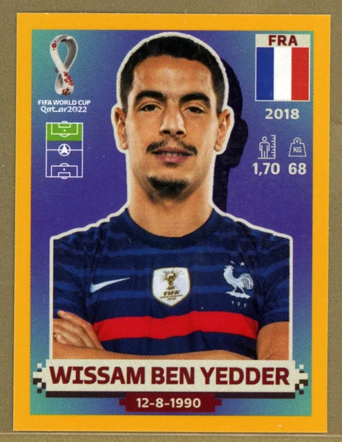WM 2022 Katar Gold Sticker Online Exclusive Wissam Ben Yedder FRA 15