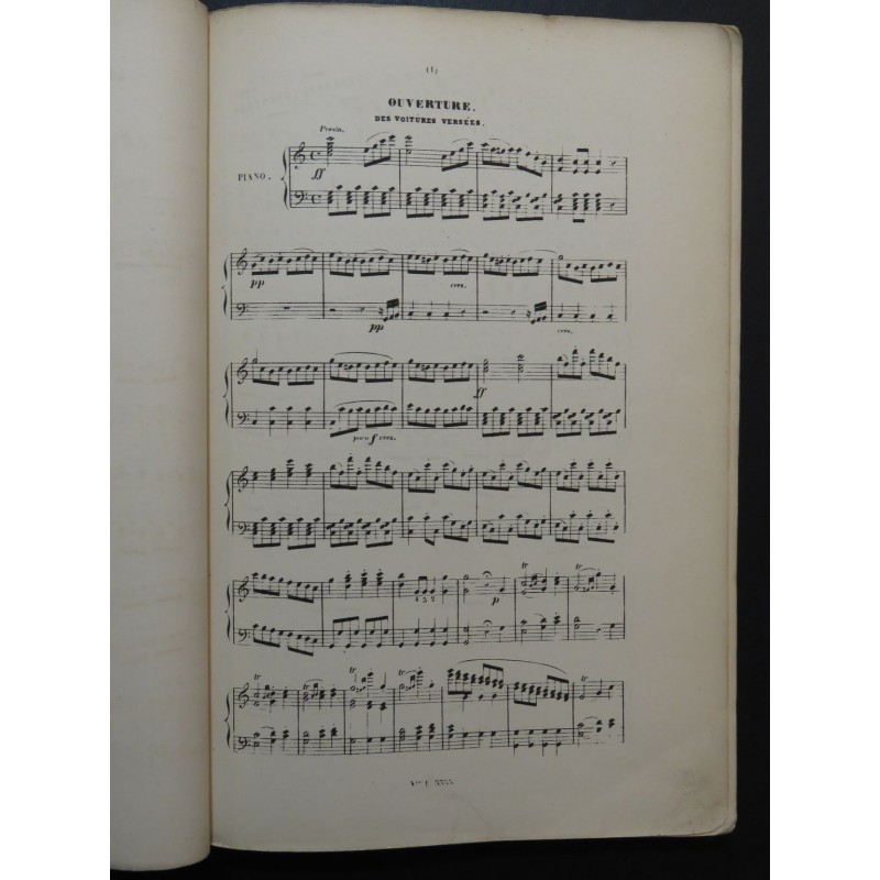 Boieldieu Adrien Les Cars Umstandshose Made IN Oper Gesang Piano ca1890 Partitur Klassiek, HEET