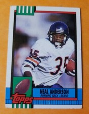 1990 Topps Football Card #367 Neal Anderson - Chicago Bears 