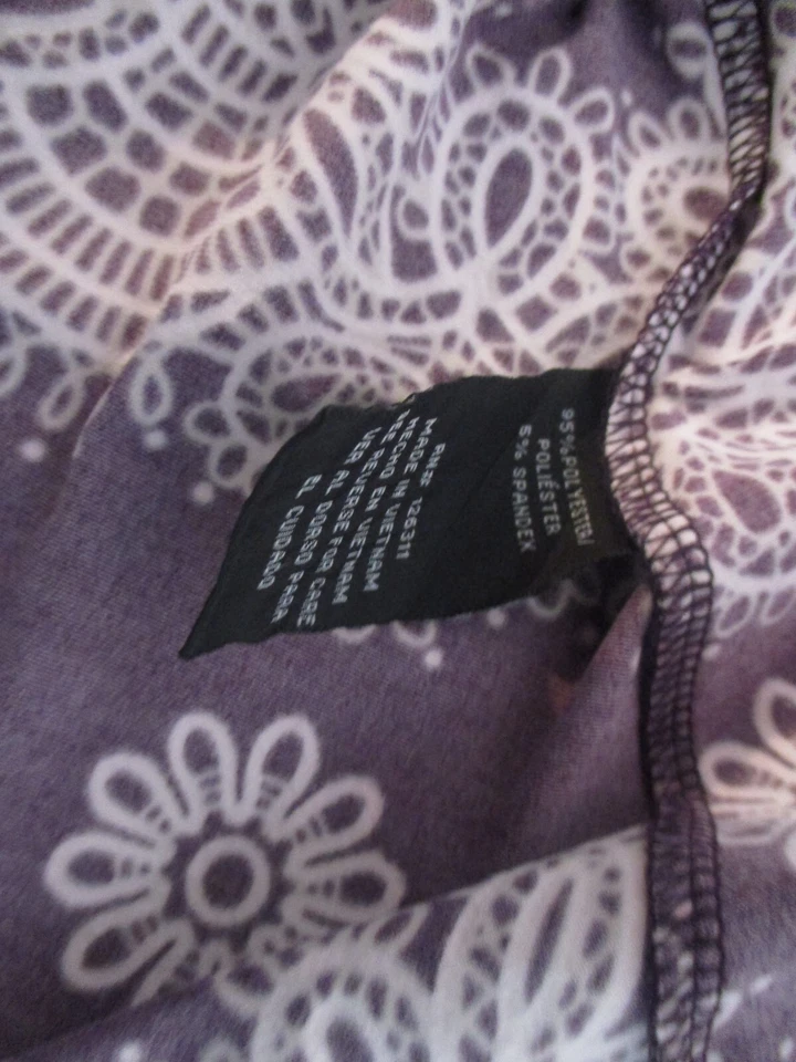 RN Studio Size 8 Woman's Knit Dress Multicolored Floral Long Sleeve - Image 4 of 4