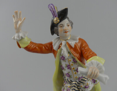   Meissen Figur 60031  Dirigent galante Kapelle 1. Wahl - TOP - von  F.E. Meyer