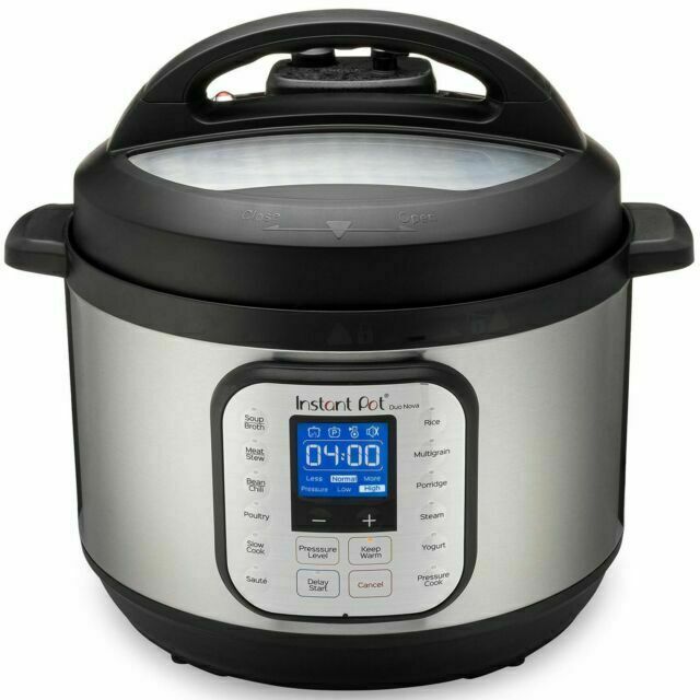 Instant Pot Duo Nova 10 qt Electric Pressure Cooker - Black/Silver
