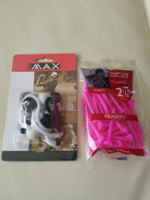 Big Max Golf Zählkette und 40 Tees - NEU