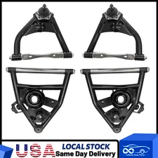 4PCS Front Tubular Upper & Lower Control Arms Kit for 1963-1970 Chevy C10 Pickup