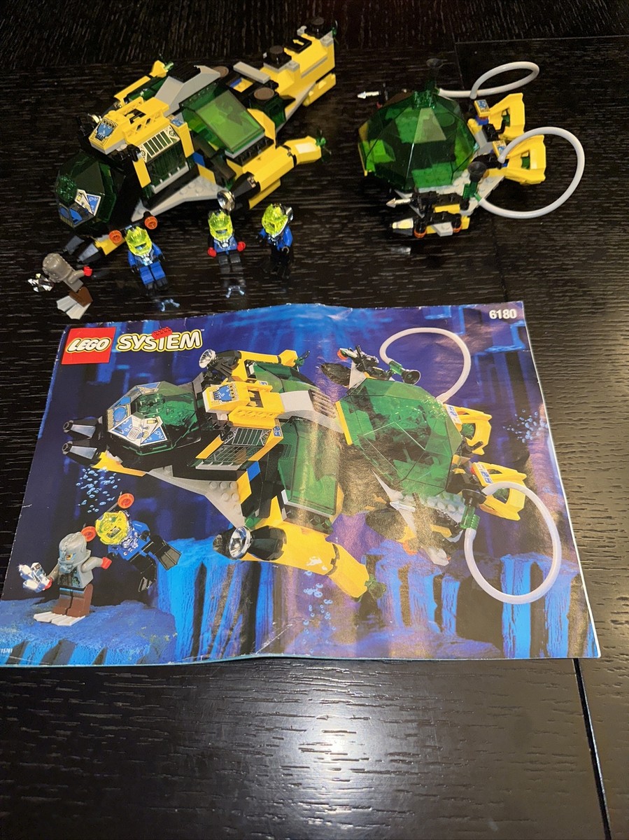 Lego 6180 Aquazone Hydronauts Search Sub complete With Manual | eBay