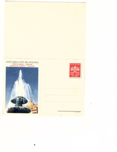 Vatican City 1958 set of 2 Rapid Reply Postcards Mint unexploded (mb14 - Afbeelding 1 van 4