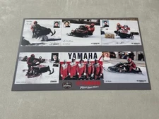 Vintage Yamaha Racing Snowmobiles LIMITED EDITION 11 x 17 Color Poster BENDER