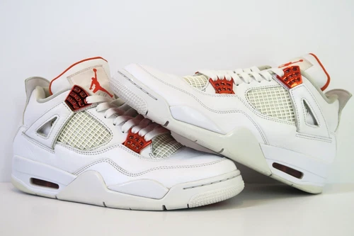 Nike Air Jordan 4 OG Retro Metallic Orange (2020) - Size 9.5